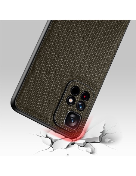 Dux Ducis Fino dėklo dangtelis, padengtas nailono medžiaga, skirtas Poco M4 Pro 5G žaliai Dux Ducis Fino dėklo dangtelis, padengtas nailono medžiaga, skirtas Poco M4 Pro 5G žaliai