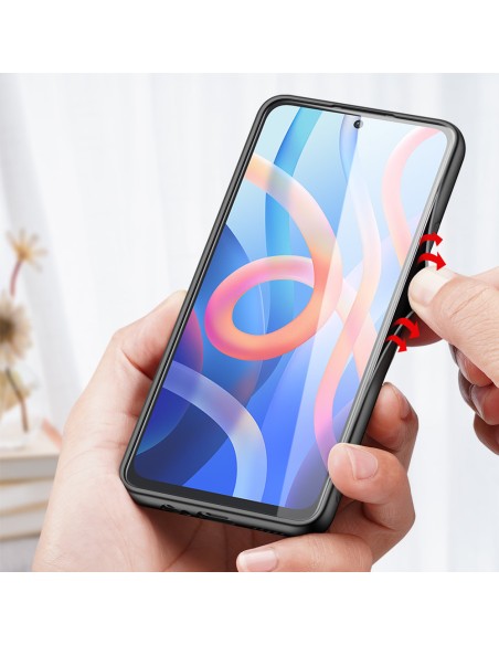 Dux Ducis Fino dėklo dangtelis, padengtas nailono medžiaga, skirtas Poco M4 Pro 5G žaliai Dux Ducis Fino dėklo dangtelis, padengtas nailono medžiaga, skirtas Poco M4 Pro 5G žaliai