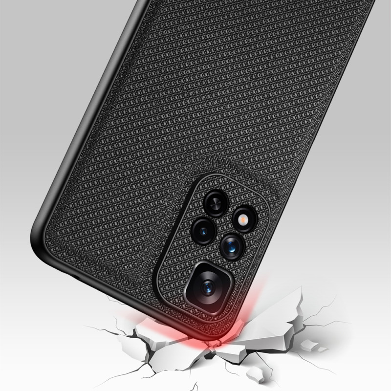 Dux Ducis Fino dėklo dangtelis padengtas nailono medžiaga Xiaomi Redmi Note 11 Pro+ 5G (Kinija) / 11 Pro 5G (Kinija) / M...