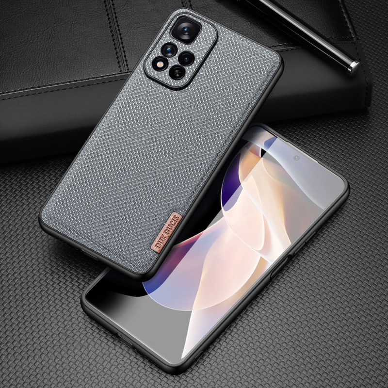 Dux Ducis Fino dėklo dangtelis padengtas nailono medžiaga Xiaomi Redmi Note 11 Pro+ 5G (Kinija) / 11 Pro 5G (Kinija) / M...