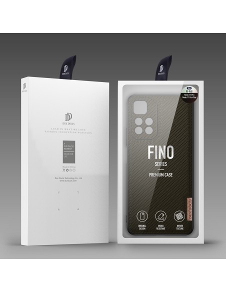 Dux Ducis Fino dėklo dangtelis padengtas nailono medžiaga Xiaomi Redmi Note 11 Pro+ 5G (Kinija) / 11 Pro 5G (Kinija) / M... Dux Ducis Fino dėklo dangtelis padengtas nailono medžiaga Xiaomi Redmi Note 11 Pro+ 5G (Kinija) / 11 Pro 5G (Kinija) / M...
