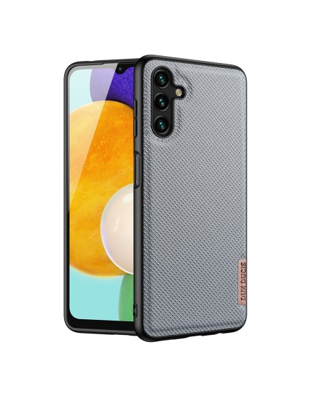 Dux Ducis Fino dėklo dangtelis, padengtas nailono medžiaga, skirtas Samsung Galaxy A13 5G mėlynai