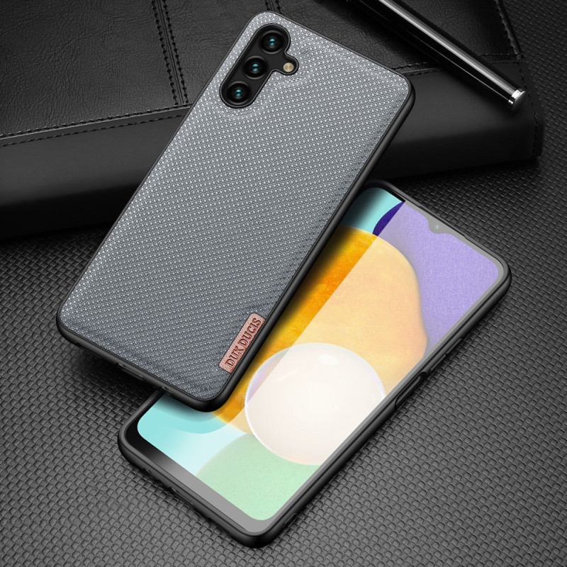 Dux Ducis Fino dėklo dangtelis, padengtas nailono medžiaga, skirtas Samsung Galaxy A13 5G mėlynai