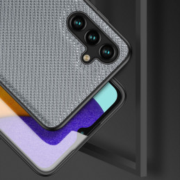 Dux Ducis Fino dėklo dangtelis, padengtas nailono medžiaga, skirtas Samsung Galaxy A13 5G mėlynai