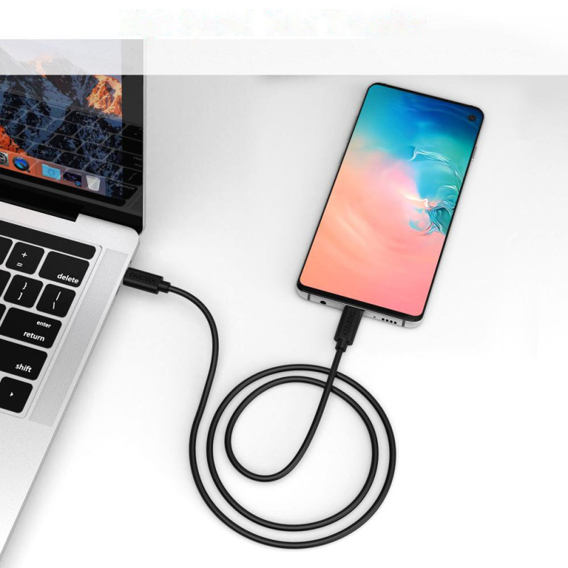 Kabelis USB Type C - USB Type C 3A 3m juodas