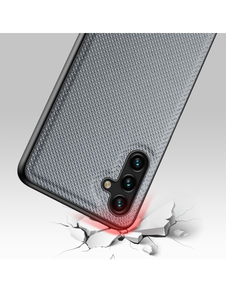 Dux Ducis Fino dėklo dangtelis, padengtas nailono medžiaga, skirtas Samsung Galaxy A13 5G mėlynai