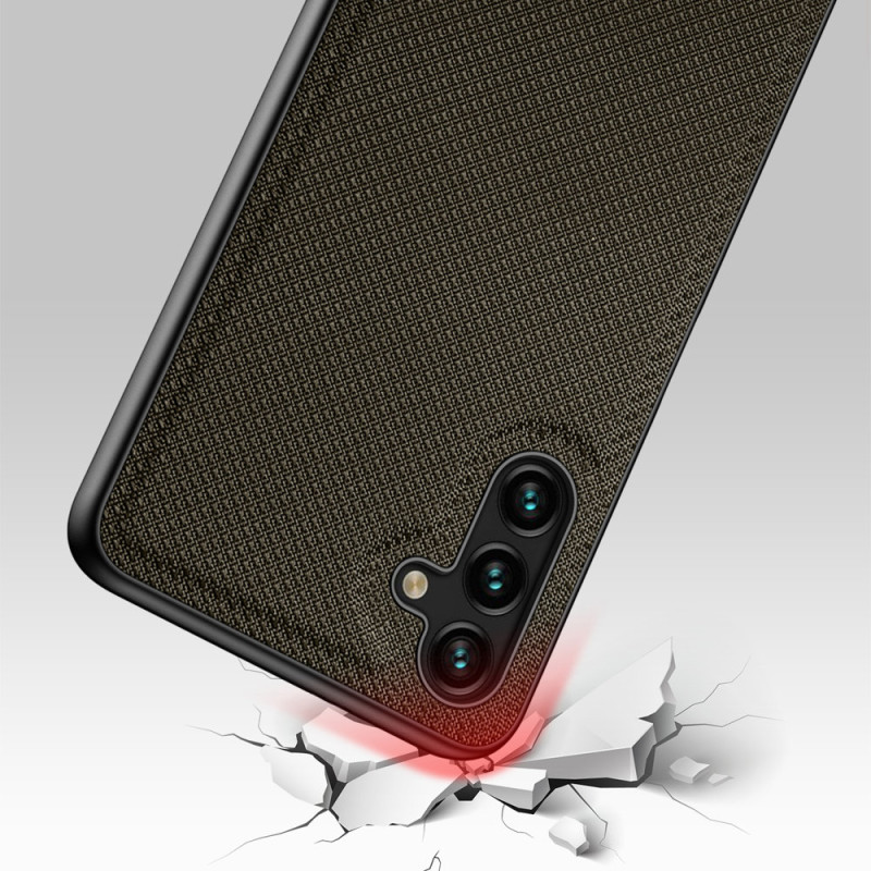 Dux Ducis Fino dėklo dangtelis, padengtas nailono medžiaga, skirtas Samsung Galaxy A13 5G žaliai