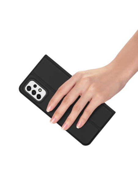 Dux Ducis Skin Pro dėklo dėklo dangtelis su atvartu, skirtas Samsung Galaxy A53 5G juodas