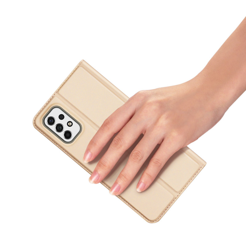 Dux Ducis Skin Pro dėklo dėklo dangtelis su atvartu, skirtas Samsung Galaxy A53 5G auksui