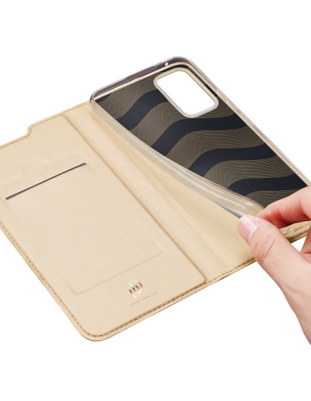 Dux Ducis Skin Pro dėklo dėklo dangtelis su atvartu, skirtas Samsung Galaxy A53 5G auksui Dux Ducis Skin Pro dėklo dėklo dangtelis su atvartu, skirtas Samsung Galaxy A53 5G auksui