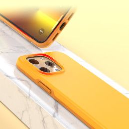 Dėklas iPhone 13 Pro Max MFM Oranžinis dėklas nuo kritimo