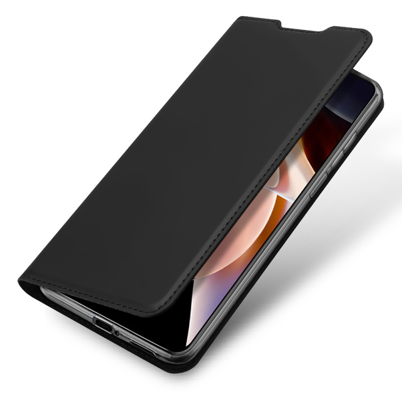 Dux Ducis Skin Pro dėklo dėklo dangtelis su atvartu, skirtas Poco M4 Pro 5G juodas