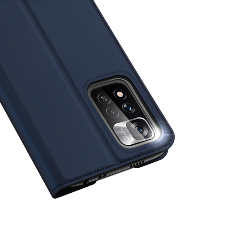 Dux Ducis Skin Pro dėklo dėklo dangtelis su atvartu, skirtas Poco M4 Pro 5G mėlynai