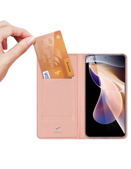 Dux Ducis Skin Pro Dėklas Atverčiamas dangtelis Poco M4 Pro 5G Rožinė Dux Ducis Skin Pro Dėklas Atverčiamas dangtelis Poco M4 Pro 5G Rožinė