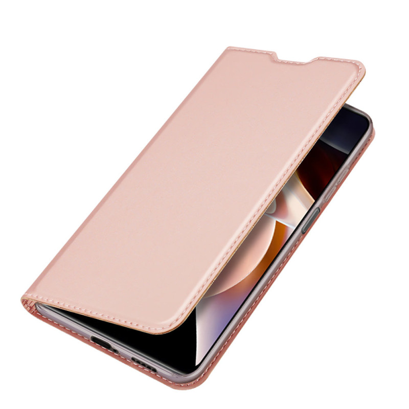 Dux Ducis Skin Pro Dėklas Atverčiamas dangtelis Poco M4 Pro 5G Rožinė