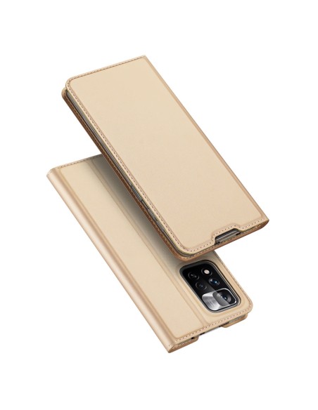 Dux Ducis Skin Pro dėklo dėklo dangtelis su atvartu, skirtas Poco M4 Pro 5G auksui Dux Ducis Skin Pro dėklo dėklo dangtelis su atvartu, skirtas Poco M4 Pro 5G auksui