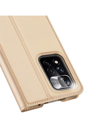 Dux Ducis Skin Pro dėklo dėklo dangtelis su atvartu, skirtas Poco M4 Pro 5G auksui Dux Ducis Skin Pro dėklo dėklo dangtelis su atvartu, skirtas Poco M4 Pro 5G auksui