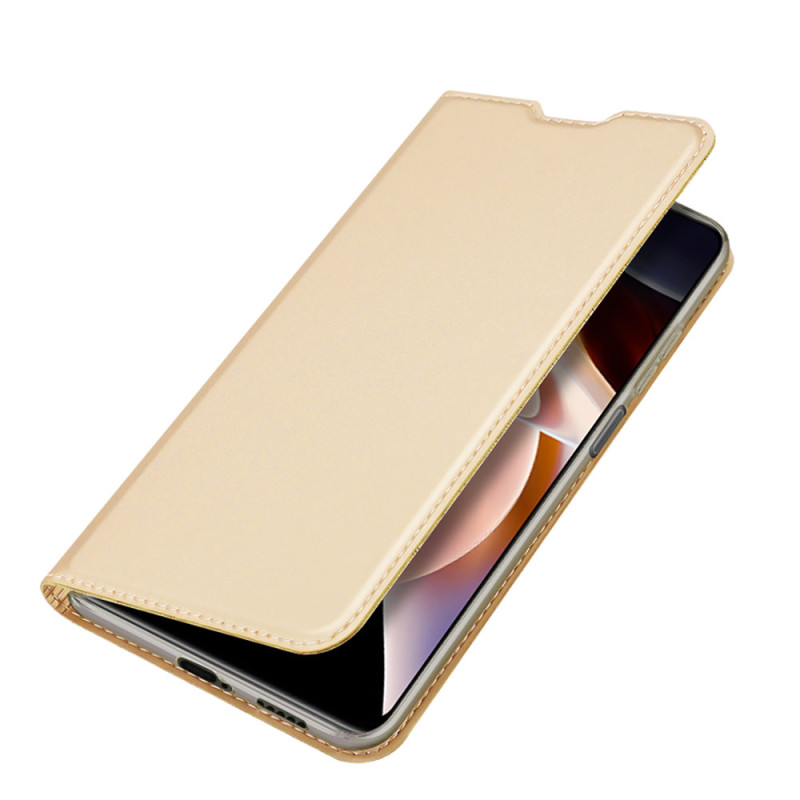 Dux Ducis Skin Pro dėklo dėklo dangtelis su atvartu, skirtas Poco M4 Pro 5G auksui