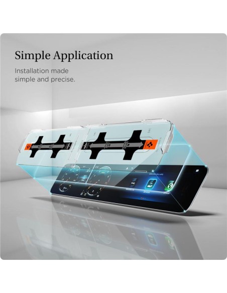 Spigen Glas.tR EZ Fit grūdintas stiklas, skirtas Mercedes A-Class 2020/ 2021 Spigen Glas.tR EZ Fit grūdintas stiklas, skirtas Mercedes A-Class 2020/ 2021