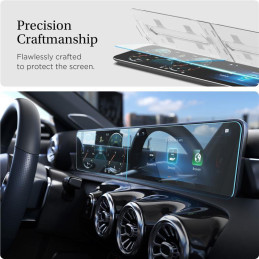Spigen Glas.tR EZ Fit grūdintas stiklas, skirtas Mercedes A-Class 2020/ 2021