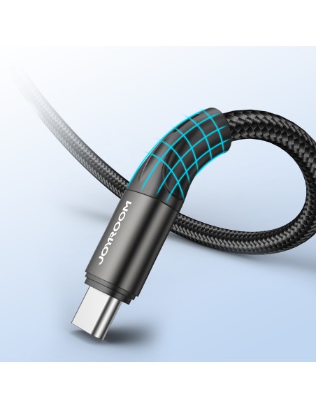 Joyroom S-2030N1-60 USB-C – USB-C PD laidas 60W 3A 480Mb/ s 2m – juodas Joyroom S-2030N1-60 USB-C – USB-C PD laidas 60W 3A 480Mb/ s 2m – juodas
