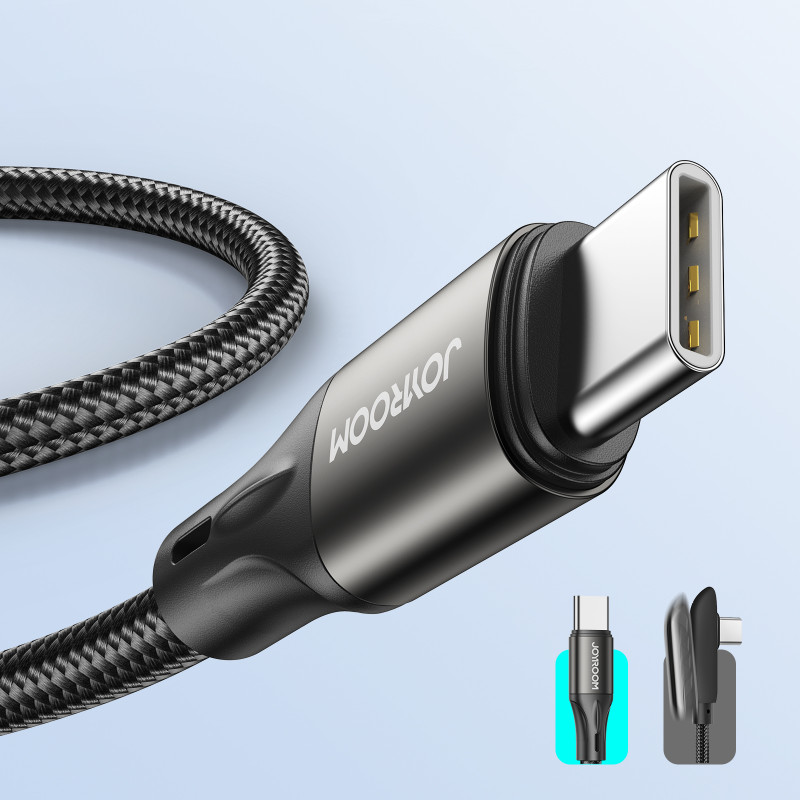 Joyroom S-2030N1-60 USB-C – USB-C PD laidas 60W 3A 480Mb/ s 2m – juodas