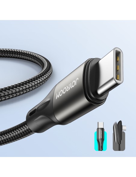 Joyroom S-2030N1-60 USB-C – USB-C PD laidas 60W 3A 480Mb/ s 2m – juodas Joyroom S-2030N1-60 USB-C – USB-C PD laidas 60W 3A 480Mb/ s 2m – juodas