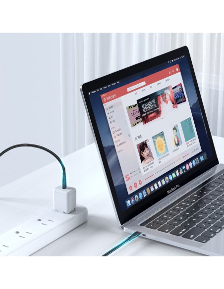 Joyroom S-2030N1-60 USB-C – USB-C PD laidas 60W 3A 480Mb/ s 2m – juodas Joyroom S-2030N1-60 USB-C – USB-C PD laidas 60W 3A 480Mb/ s 2m – juodas