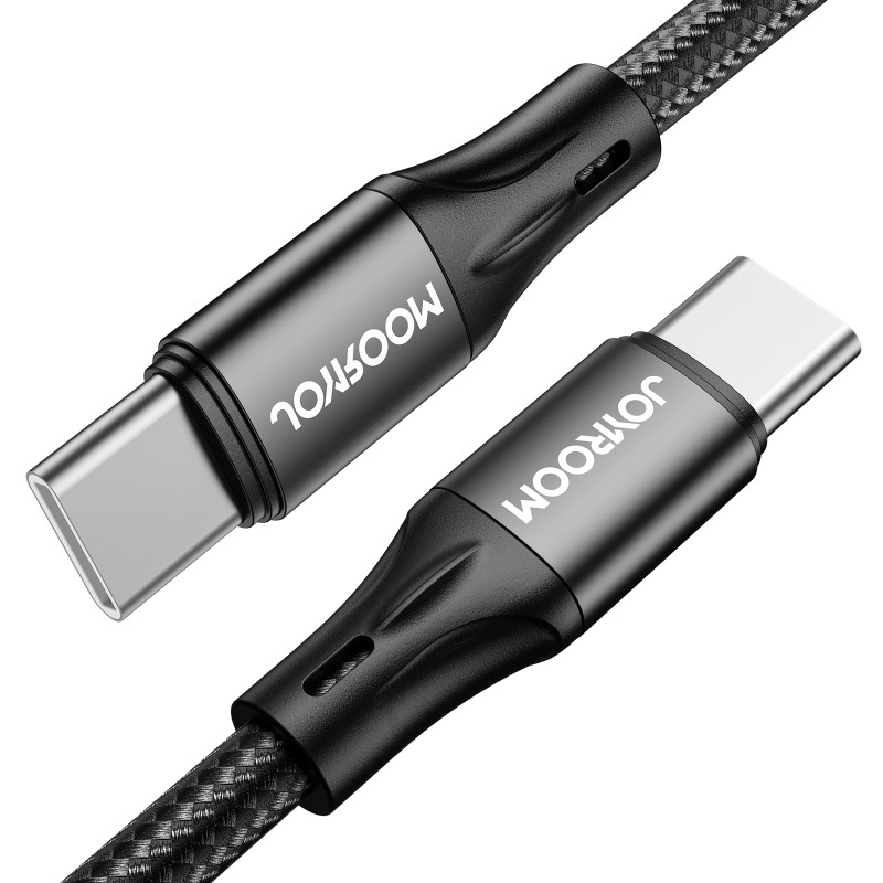 Joyroom S-2030N1-60 USB-C – USB-C PD laidas 60W 3A 480Mb/ s 2m – juodas