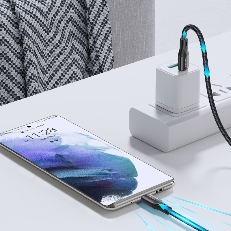 Joyroom S-2030N1-60 USB-C – USB-C PD laidas 60W 3A 480Mb/ s 2m – juodas
