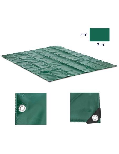 Brezento apsauginė danga su akutėmis 300 x 200 cm
