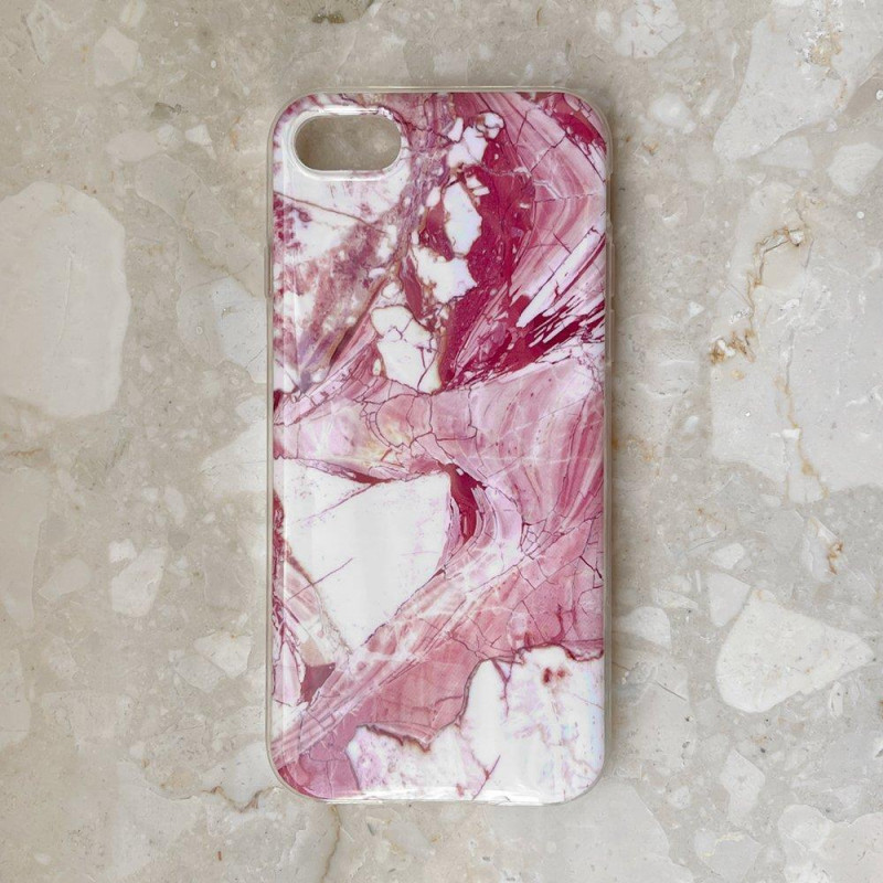Wozinsky Marble gelio dėklo marmurinis dangtelis Samsung Galaxy A73 juodas