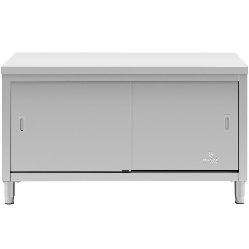 Centrinis stalviršis su stumdomų durų spintele 150 x 60 x 85 cm