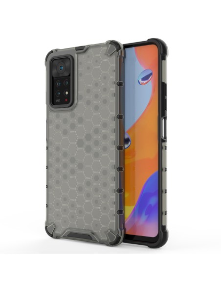 Korinis šarvuotas dėklas su geliniu rėmeliu Xiaomi Redmi Note 11 Pro+ / 11 Pro juodas Korinis šarvuotas dėklas su geliniu rėmeliu Xiaomi Redmi Note 11 Pro+ / 11 Pro juodas