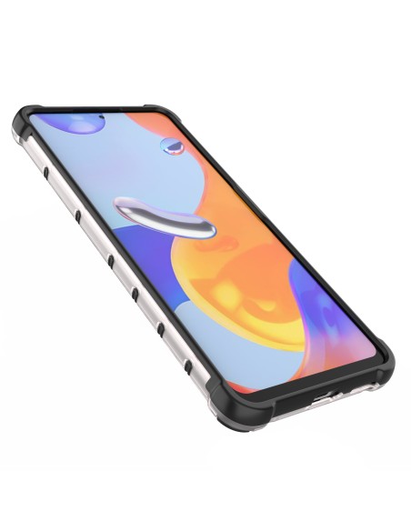 Korinis šarvuotas dėklas su geliniu rėmeliu Xiaomi Redmi Note 11 Pro+ / 11 Pro juodas Korinis šarvuotas dėklas su geliniu rėmeliu Xiaomi Redmi Note 11 Pro+ / 11 Pro juodas