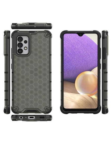Korinis šarvuotas dėklas su gelio rėmeliu, skirtas Samsung Galaxy A03s (166.5) juodas Korinis šarvuotas dėklas su gelio rėmeliu, skirtas Samsung Galaxy A03s (166.5) juodas
