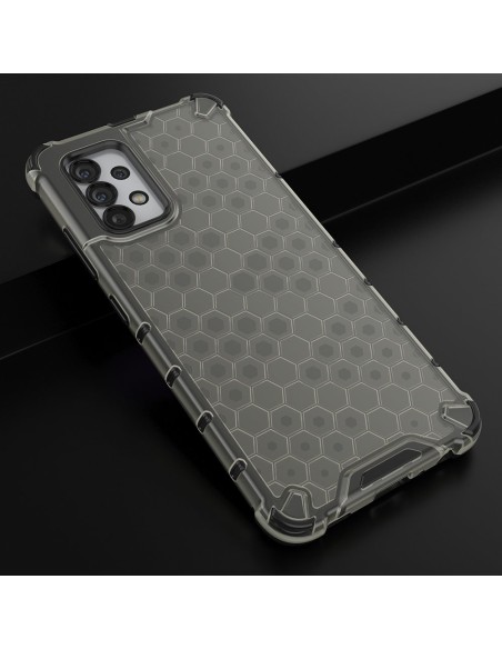 Korinis šarvuotas dėklas su gelio rėmeliu, skirtas Samsung Galaxy A03s (166.5) juodas Korinis šarvuotas dėklas su gelio rėmeliu, skirtas Samsung Galaxy A03s (166.5) juodas