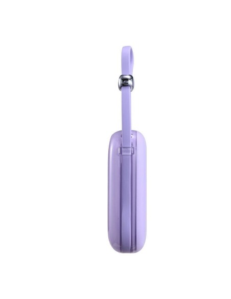 Powerbank 10000mAh Jelly Series 22,5W su USB-C kabeliu violetinė Powerbank 10000mAh Jelly Series 22,5W su USB-C kabeliu violetinė