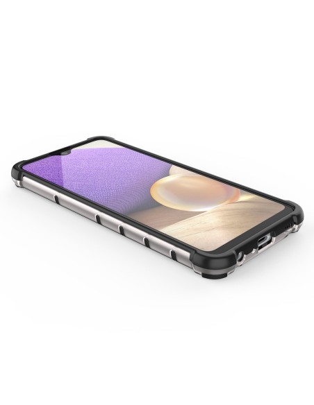 Korinis šarvuotas dėklas su gelio rėmeliu, skirtas Samsung Galaxy A03s (166.5) juodas Korinis šarvuotas dėklas su gelio rėmeliu, skirtas Samsung Galaxy A03s (166.5) juodas