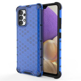 Korinis šarvuotas dėklas su gelio rėmeliu, skirtas Samsung Galaxy A03s (166.5) mėlynas