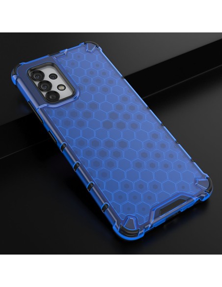 Korinis šarvuotas dėklas su gelio rėmeliu, skirtas Samsung Galaxy A03s (166.5) mėlynas Korinis šarvuotas dėklas su gelio rėmeliu, skirtas Samsung Galaxy A03s (166.5) mėlynas