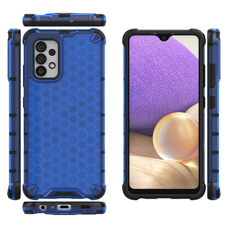 Korinis šarvuotas dėklas su gelio rėmeliu, skirtas Samsung Galaxy A13 5G mėlynai
