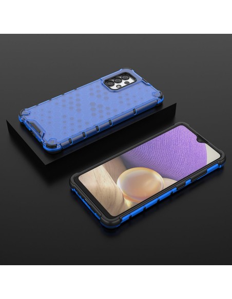 Korinis šarvuotas dėklas su gelio rėmeliu, skirtas Samsung Galaxy A13 5G mėlynai Korinis šarvuotas dėklas su gelio rėmeliu, skirtas Samsung Galaxy A13 5G mėlynai