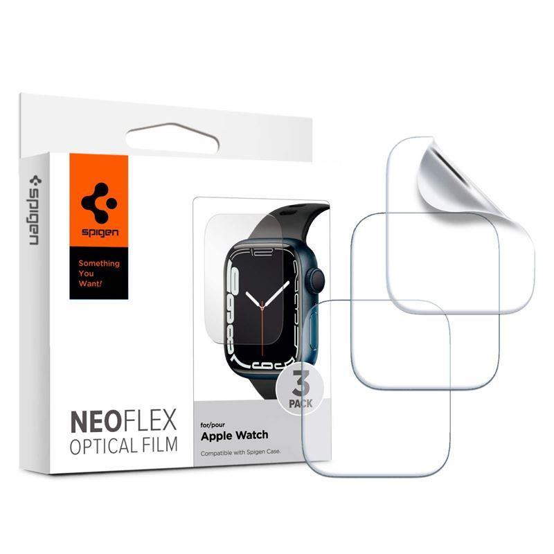 Spigen Neo Flex apsauginė folija Apple Watch 4/ 5/ 6/ 7/ 8/ SE (44/ 45 mm) - 3 vnt. Spigen Neo Flex apsauginė folija Apple Watch 4/ 5/ 6/ 7/ 8/ SE (44/ 45 mm) - 3 vnt.