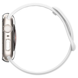 „Spigen“ skystųjų kristalų dėklas, skirtas Apple Watch 4 / 5 / 6 / 7 / 8 / SE (40 / 41 mm) - skaidrus