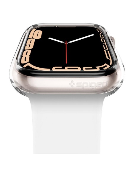 „Spigen“ skystųjų kristalų dėklas, skirtas Apple Watch 4 / 5 / 6 / 7 / 8 / SE (40 / 41 mm) - skaidrus „Spigen“ skystųjų kristalų dėklas, skirtas Apple Watch 4 / 5 / 6 / 7 / 8 / SE (40 / 41 mm) - skaidrus