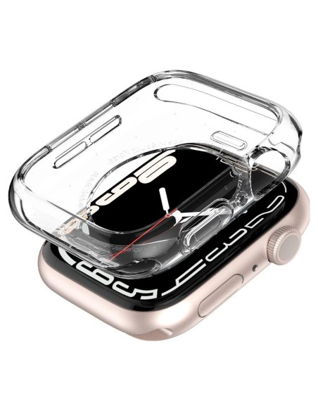 „Spigen“ skystųjų kristalų dėklas, skirtas Apple Watch 4 / 5 / 6 / 7 / 8 / SE (40 / 41 mm) - skaidrus „Spigen“ skystųjų kristalų dėklas, skirtas Apple Watch 4 / 5 / 6 / 7 / 8 / SE (40 / 41 mm) - skaidrus