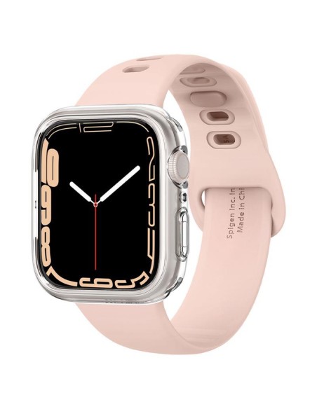 „Spigen“ skystųjų kristalų dėklas, skirtas Apple Watch 4 / 5 / 6 / 7 / 8 / SE (40 / 41 mm) - skaidrus „Spigen“ skystųjų kristalų dėklas, skirtas Apple Watch 4 / 5 / 6 / 7 / 8 / SE (40 / 41 mm) - skaidrus