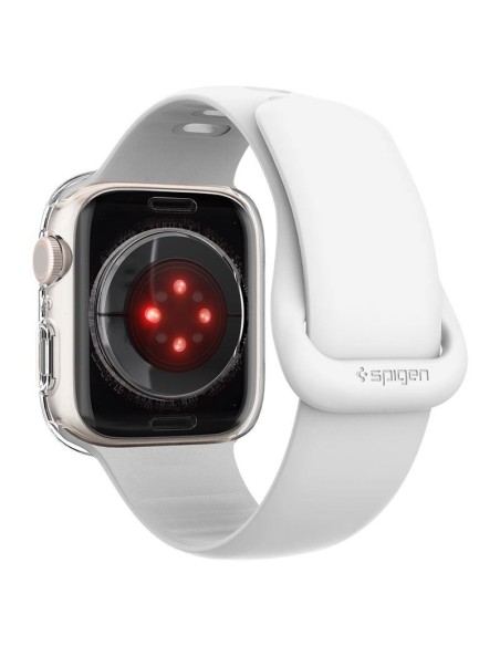 „Spigen“ skystųjų kristalų dėklas, skirtas Apple Watch 4 / 5 / 6 / 7 / 8 / SE (40 / 41 mm) - skaidrus „Spigen“ skystųjų kristalų dėklas, skirtas Apple Watch 4 / 5 / 6 / 7 / 8 / SE (40 / 41 mm) - skaidrus