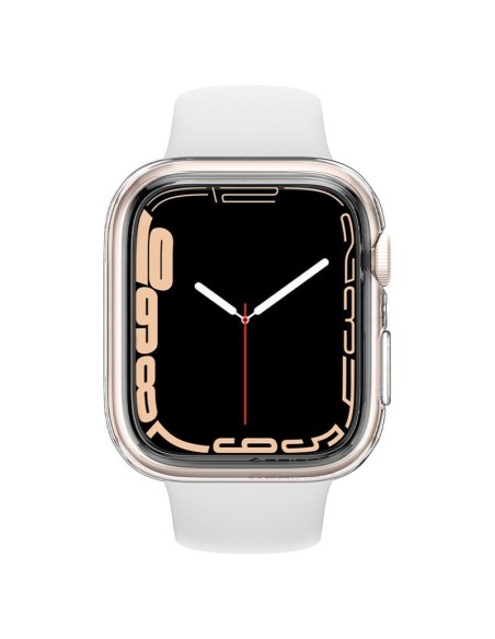 „Spigen“ skystųjų kristalų dėklas, skirtas Apple Watch 4 / 5 / 6 / 7 / 8 / SE (40 / 41 mm) - skaidrus „Spigen“ skystųjų kristalų dėklas, skirtas Apple Watch 4 / 5 / 6 / 7 / 8 / SE (40 / 41 mm) - skaidrus
